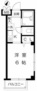 御影Ⅴ【301号室】の間取り