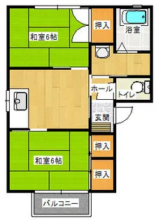 グランデール【2階】の間取り