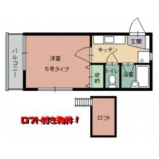 ロフティ24【204号室】の間取り