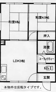 ハイツ亜麻由【1階】の間取り