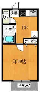 兵庫県丹波市柏原町柏原【アパート】の間取り
