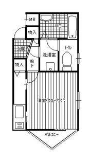 アンフィニジョア六甲【402号室】の間取り