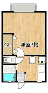 サンシティ小林【2階】の間取り