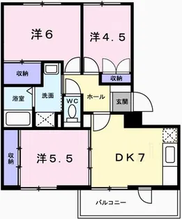 ヒューマンプレイス【1階】の間取り