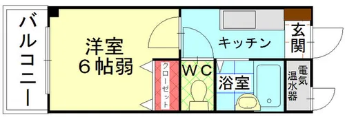 青木ビル【4階】の間取り