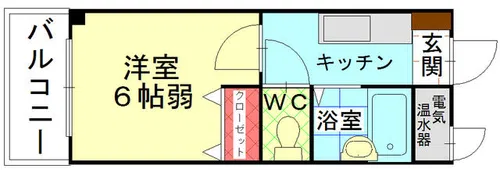 青木ビル【4階】の間取り