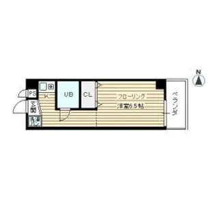 ガーデンパレス桜山【305号室】の間取り