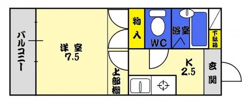 石津タカハシマンション【3階】の間取り