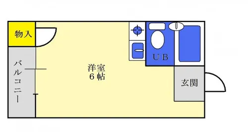 玉出タカハシマンション【3階】の間取り