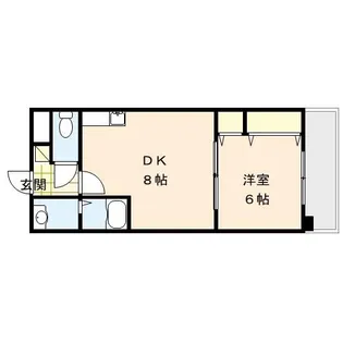 セントラルタイムキムラビル【502号室】の間取り