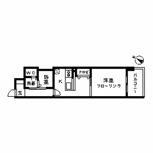 コートタウン駅南【304号室】の間取り