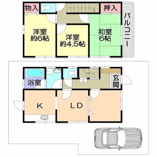兵庫県西宮市菊谷町【一戸建】の間取り
