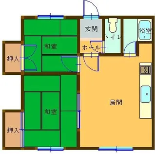 相木マンション【2階】の間取り
