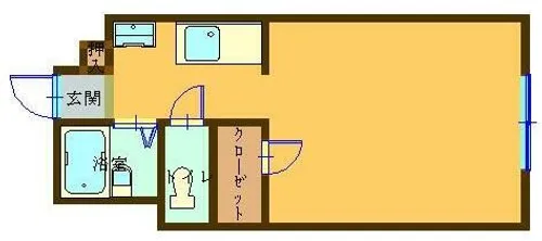 ベルエポック大里本町A棟【201号室】の間取り