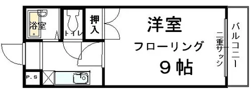 コモド嵯峨【2階】の間取り