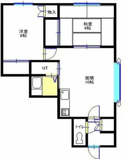 レジデンス平岸312【203号室】の間取り