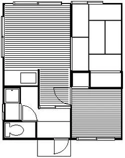 東マンション【201号室】の間取り