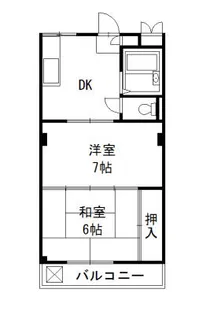 吉田マンション【2階】の間取り