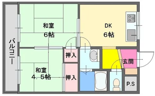 ISE伊勢住宅羽衣6501【3階】の間取り