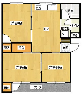 e-lux 大里【1階】の間取り