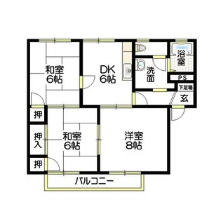 メルヴィルB棟【2階】の間取り