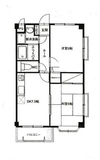ローザ東脇【302号室】の間取り