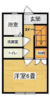 イオメールヴァルナ C棟【10号室】の間取り
