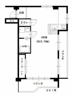 ヒルトップ小松【2階】の間取り