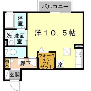 大阪府箕面市西小路5丁目【アパート】の間取り