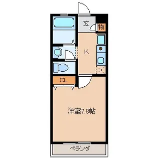 ラヴィエホンダ【302号室】の間取り