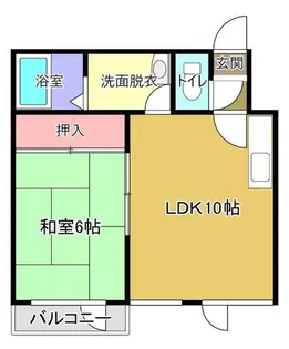 コーポ北栄【305号室】の間取り