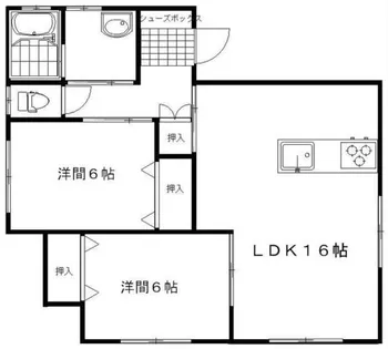 アーバンハイツ桐ヶ丘C棟【1階】の間取り