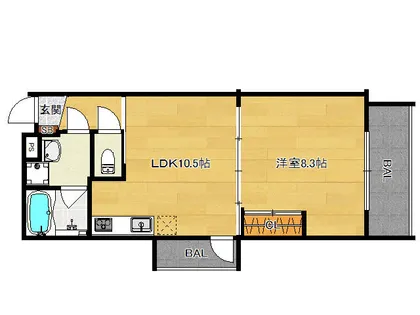 佗助の館【4階】の間取り
