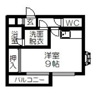 NO7山一ビル【107号室】の間取り