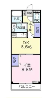 愛知県豊橋市弥生町字中原【アパート】の間取り