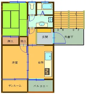 総合不動産建設ビル【302号室】の間取り