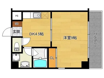 AQUA HILLS (アクアヒルズ)【4階】の間取り