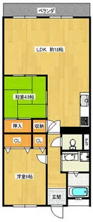 エクセル舞子【4階】の間取り