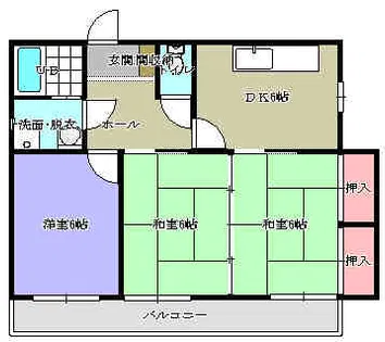 ハイツ タナカ【3階】の間取り