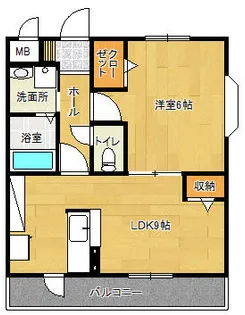 セイント・ヨシ【2階】の間取り