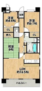 アスタピア新長田公園通【5階】の間取り