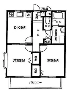 サンセール豊栄【205号室】の間取り