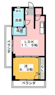 SK BUILDING-8【3階】の間取り