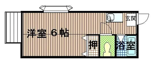 メゾン白水【2階】の間取り