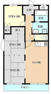 メゾンボヌール【301号室】の間取り