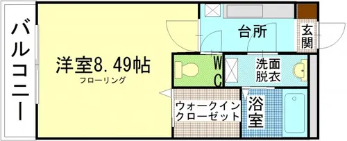 グランドゥール緑ヶ丘【4階】の間取り