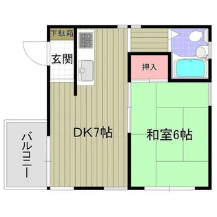 ルミエール東灘【2階】の間取り