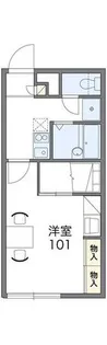 レオパレスKT【1階】の間取り