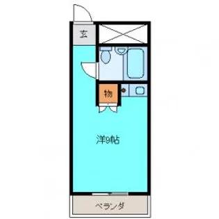 ホワイトパレス北九大前【4階】の間取り