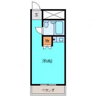 ホワイトパレス北九大前【4階】の間取り